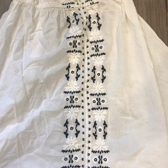 Forever 21 Embroidered High Low Dress Sz M - Picture 3 of 4